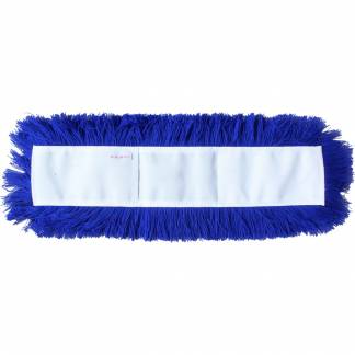 Lommemoppe til mopstativ, TenTax, 60x12,5cm, blå, akryl, 60 cm