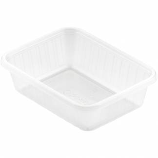 Salatbæger, 14,6x11x4,1cm, 350 ml, 350 ml, klar, PP *Denne vare tages ikke retur*