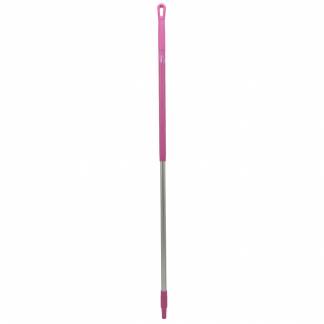 Skaft med gevind, Vikan, 151cm, Ø3,1cm, pink, aluminium/PP *Denne vare tages ikke retur*