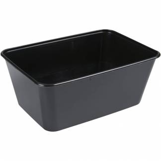 Plastbakke, 17,5x11,9x7,2cm, 950 ml, 950 ml, sort, PP, 1-rums