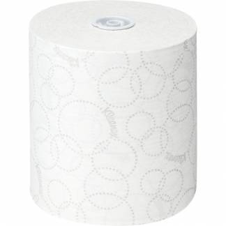 Håndklæderulle, Kimberly-Clark Kleenex, 2-lags, 150m x 19,8cm, hvid, blandingsfibre, airflex