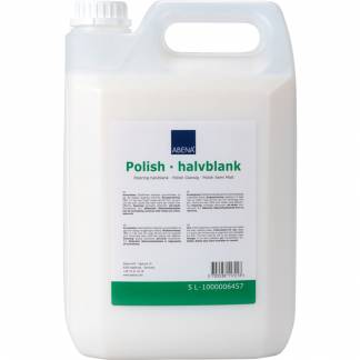 Gulvpolish, ABENA, 5 l, halvblank, uden farve og parfume