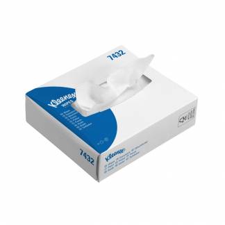 Klud til laboratorie brug, Kimberly-Clark KimCare, 18,6x10,8cm, hvid, genanvendt papir *Denne vare tages ikke retur*