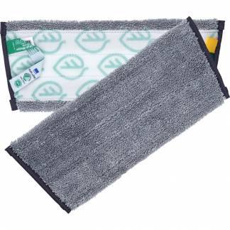 Micro High moppe, ABENA Puri-Line, grå, mikrofiber, 30 cm, 90% genanvendt