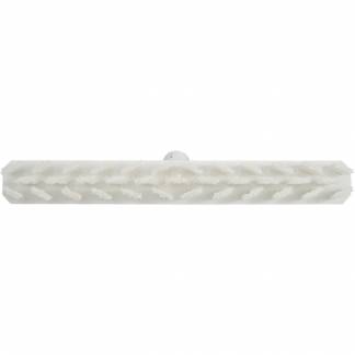 Gulvskrubbe, Vikan, 5x40x7,5cm, hvid, glas/polyester/PP, 40 cm, stiv, UST