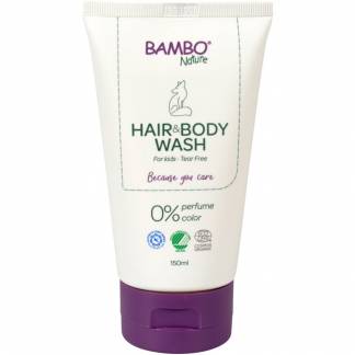 Hair & Bodywash, Bambo Nature, 150 ml, uden farve og parfume, EU