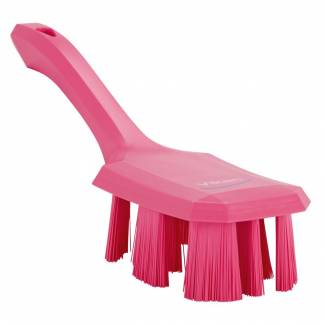 Håndbørste, Vikan, 26x7x10cm, pink, glas/polyester/PP, stiv, UST