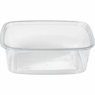 Salatskål, ABENA Gastro, 14x10x5cm, 500 ml, klar, RPET