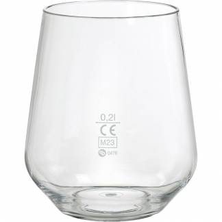 Drikkeglas, Duni, 6,3x6,3x10cm, 30 cl, klar, tritan, Elegance, flergangs