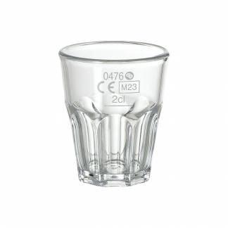 Flergangsshotglas, Duni, 4,6x4,6x5,5cm, 3 cl, klar, SAN, Anyday