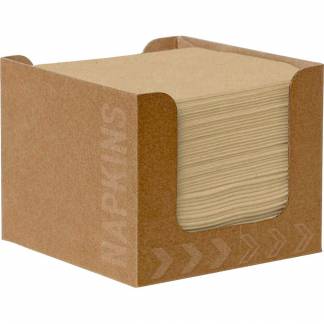 Kaffeserviet, Dunisoft, 1/4 fold, 20x20cm, natur, bio