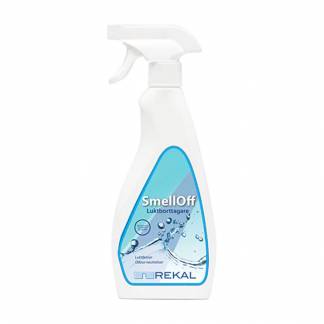 Lugtfjerner, Rekal SmellOff, 500 ml, klar-til-brug, uden farve og parfume