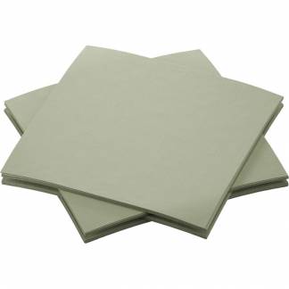 Kaffeserviet, Dunisoft, 1/4 fold, 20x20cm, pistacie, Bio