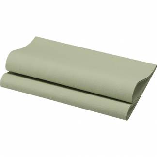 Middagsserviet, Dunisoft, 1/4 fold, 40x40cm, pistacie, bio *Denne vare tages ikke retur*