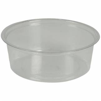 Portionsbæger, 2,5cm, Ø7cm, 60 ml, klar, PLA, 2 oz