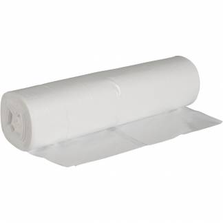 Spandepose, 40 l, hvid, LDPE/virgin, 53x78cm