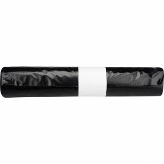 Sæk, 125 l, sort, genanvendt plast/LDPE, 75x115cm