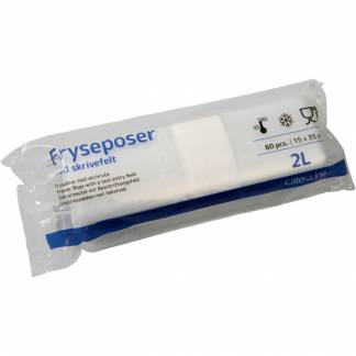 Frysepose, ABENA Cater-Line, 2 l, klar, LDPE/LLDPE/virgin, 15x35cm