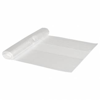 Spandepose, 50 l, klar, HDPE/virgin, 60x85cm, med stjernebund