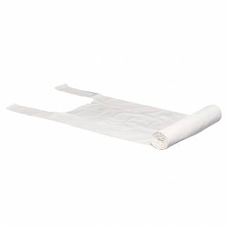 Bærepose, ABENA Poly-Line, 15 l, hvid, LDPE/virgin, 37x60cm