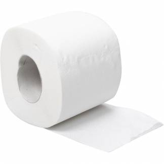 Toiletpapir, Biotech, 2-lags, 28m x 9,5cm , Ø12,4cm, hvid, nyfiber