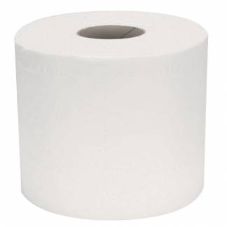 Toiletpapir, Grite, 2-lags, 55m x 9,6cm , Ø11cm, hvid, nyfiber