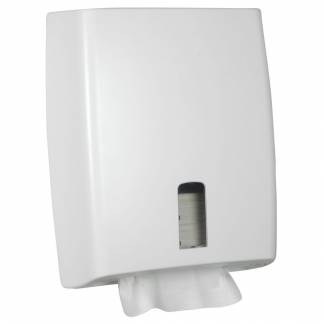 Dispenser, White Classic, Midi, 12,5x31x39cm, hvid, plast, til alle typer håndklædeark *Denne vare tages ikke retur*