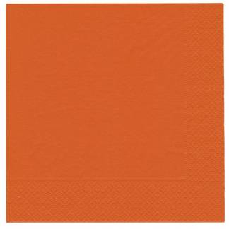 Middagsserviet, ABENA Gastro, 2-lags, 1/4 fold, 40x40cm, orange, nyfiber