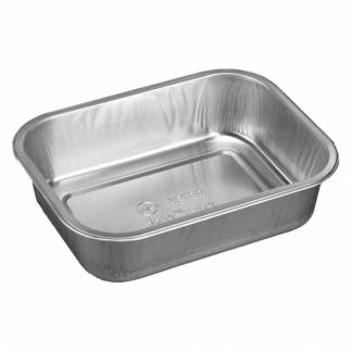 Aluminiumsbakke, Ready2Cook, 17,8x13,6x4,5cm, 725 ml, sølv, aluminium