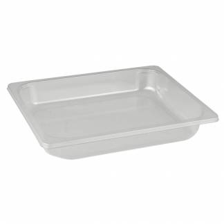 Bakke, K 2325-1A, 32,5x26,5x5cm, 3350 ml, klar, APET, 1-rums, 3350 ml, standard serie, 1/2 GN