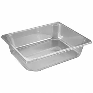 Bakke, K 2325-1B, 32,5x26,5x8cm, 5100 ml, klar, APET, 1-rums, 5100 ml, standard serie, 1/2 GN