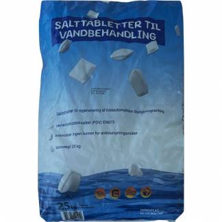Salttabletter, til blødgøringsanlæg, helpalle, 100x120cm, 25 kg *Denne vare tages ikke retur*