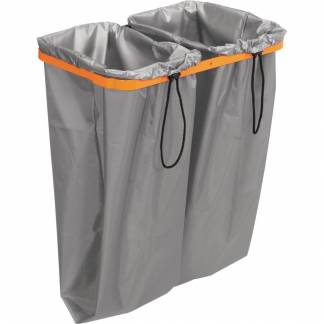 Vaskepose, Diversey TASKI, 250x250x200mm, 26 l, grå, plast, lille *Denne vare tages ikke retur*