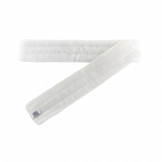 Tørmoppe, Clean Plus, hvid, polyester, 60 cm, med hook'n'loop