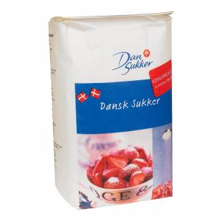 Sukker, Dansukker, stødt, 2 kg