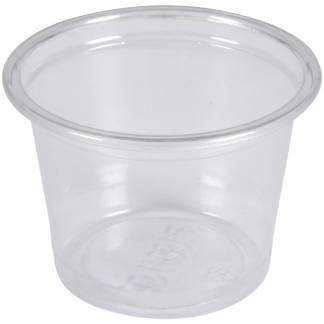 Dressingbæger, ABENA Gastro, 2,8cm, Ø4,6cm, 30 ml, klar, PP, 1-rums