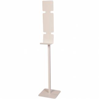 Stander, 29x29,5x142cm, hvid, til hånddesinfektions touchfree dispenser