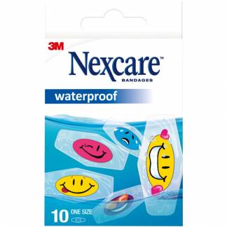 Børneplaster, Nexcare Tattoo Aqua, 5,7x2,6cm, vandfast, latexfri, usteril