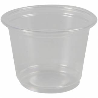 Portionsbæger, ABENA Cater-Line, 3,3cm, Ø4,5cm, 30 ml, 30 ml, klar, PP, 1 oz