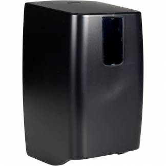 Dispenser, Classic Recycled, 16,5x16x27cm, sort, plast, til 2 ruller toiletpapir, system