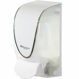 Dispenser, SCJ Professional Silverline, 1000 ml, hvid, plast, manuel med quick view *Denne vare tages ikke retur*