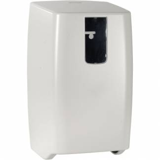 Dispenser, Classic Recycled, 16,5x16x27cm, hvid, plast, til 2 ruller toiletpapir, system