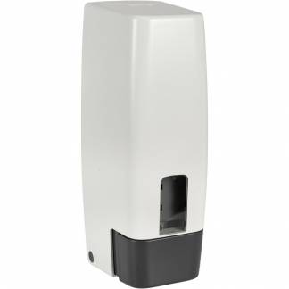 Dispenser, Classic Recycled, 1000 ml, hvid, plast, til refiller af flydende sæber og desinfektion gel, 1,7 ml pr dosering