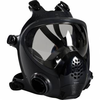 Helmaske, STS, CF01, M, sort, TPE, med skruelås på filter, flergangs