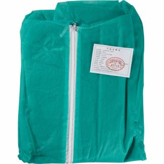 Engangsdragt, ABENA Classic, XXL/3XL, 191x76cm, grøn, PP, usteril, engangs