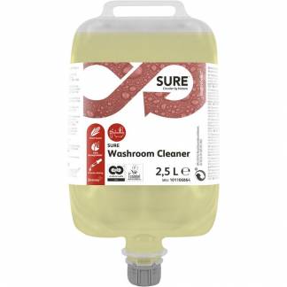 Sanitetsrengøring, Diversey SURE Washroom Cleaner, 2,5 l, QS, alkalisk/affedtende, uden farve og parfume *Denne vare tages ikke retur*