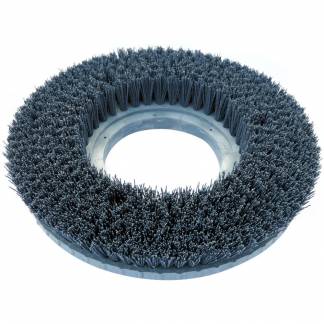 B&oslash;rste, Nilfisk, 14,5", &Oslash;370mm, gr&aring;, nylon, mid grit 240 *Denne vare tages ikke retur*