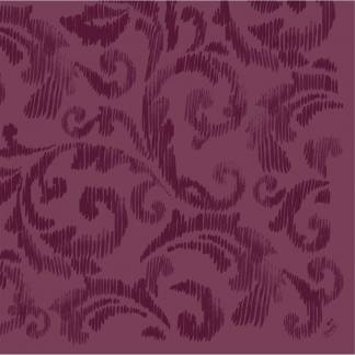 Middagsserviet, Dunilin, Saphira plum, 1/8 fold, 40x40cm, plum *Denne vare tages ikke retur*