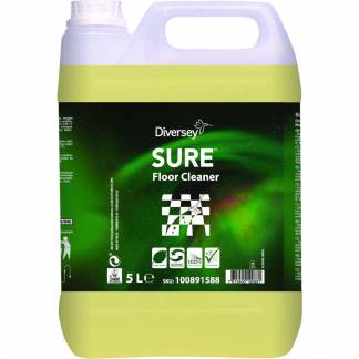 Gulvrengøring, Diversey SURE Floor Cleaner, 5 l, uden farve og parfume *Denne vare tages ikke retur*