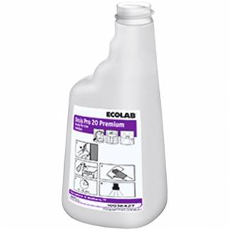 Bruseflaske, Ecolab, 650 ml, til Oasis Pro 20 PREM, uden brusehoved *Denne vare tages ikke retur*